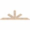 Ekena Millwork Saratoga Smooth Timber Gable Bracket, Douglas Fir, 72"W x 33"H x 1 1/2"D x 5 1/2"F, 11/12 Pitch GBW072X33X0206SAR00SDF - alternate 4